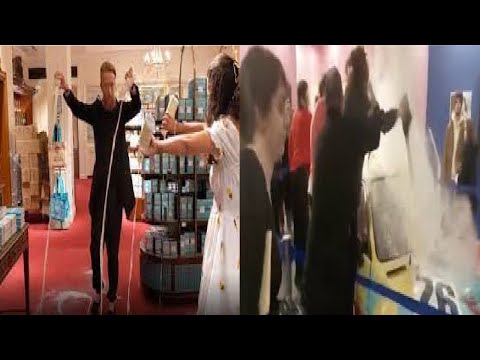 People wasting milk and destroying art (RANT)