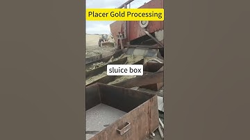 What machines should a placer gold plant buy? Vibrating screen for placer gold #gold #mining