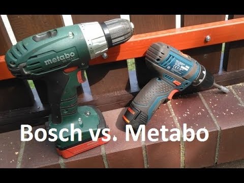 Bosch GSR 10,8-2-LI vs Metabo BS 14.4Li 