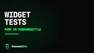 Widget Tests Without a Device — pump, pumpAndSettle and the Trap