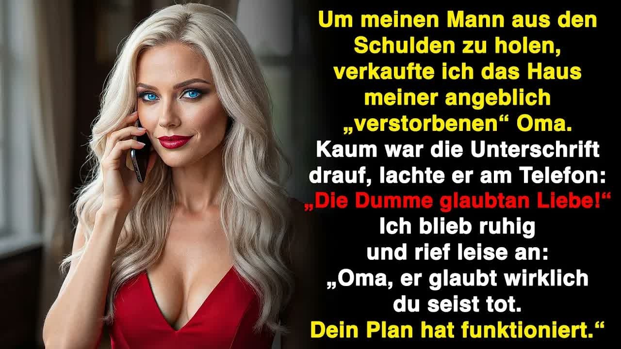 Mein Mann zwang mich, Omas Haus zu verkaufen  Er wusste nicht, dass sie lebt  Morgen verliert