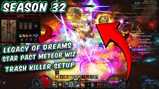 Diablo 3 | LoD Wizard TK (Trash Killer) | Star Pact Meteor | Season 32 | 4P Meta Group