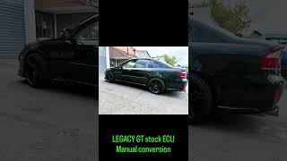 Legacy GT - manual conversion - stock ecu map