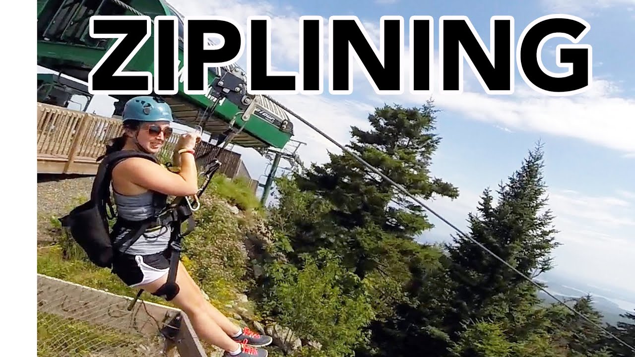 Marriage Adventures First Time Zip lining in New Hampshire YouTube