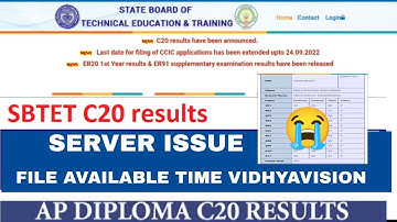 AP DIPLOMA C20 RESULTS ISSUE | RESULTS FILE AVAILABLE TIME