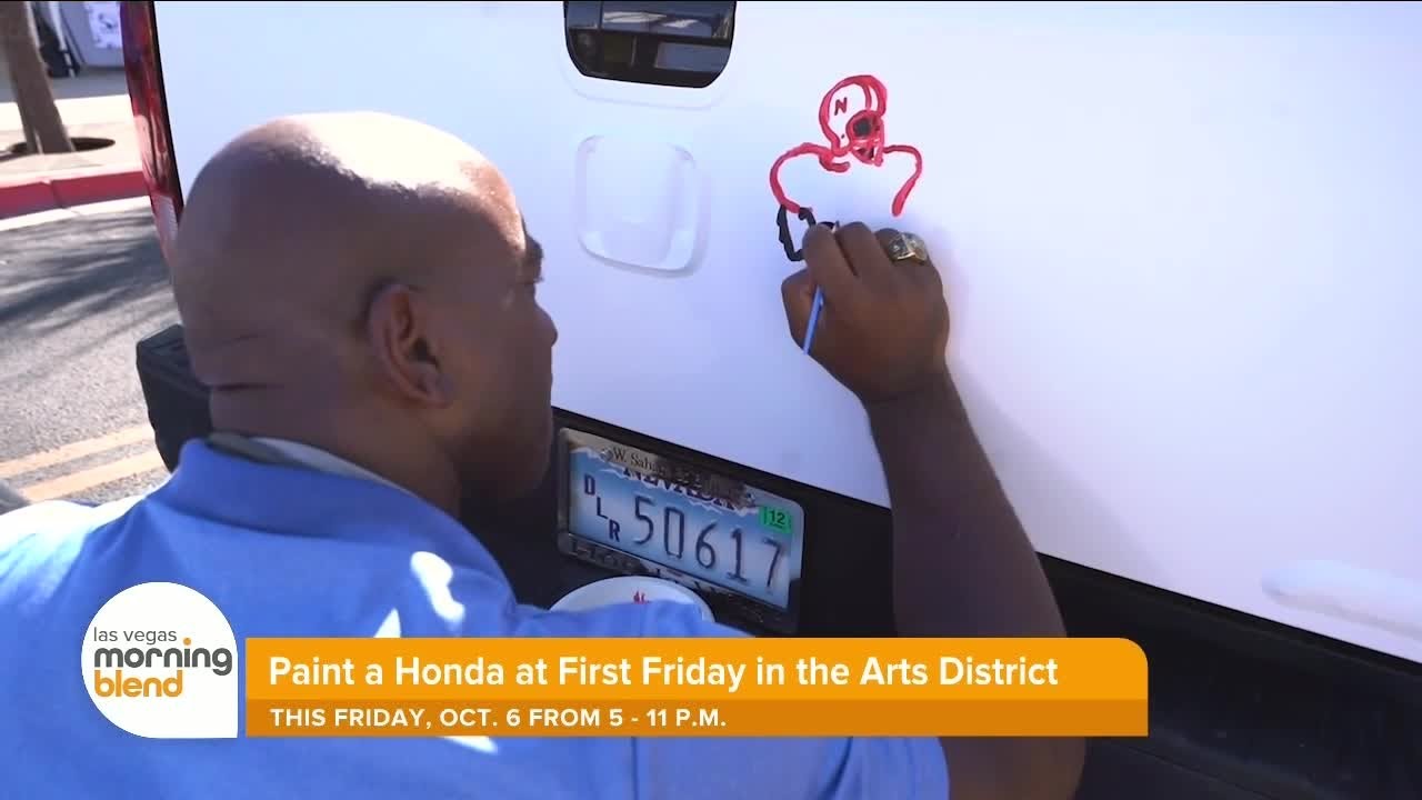 Las Vegas Honda Dealers Invite You to Paint Car at First Friday YouTube