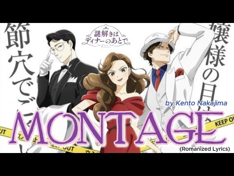 Nazotoki Wa Dinā No Ato De Opening FULL MONTAGE By Kento Nakajima Romanized Lyrics