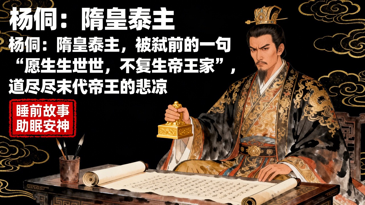 杨侗：隋皇泰主，被弑前的一句 “愿生生世世，不复生帝王家”，道尽末代帝王的悲凉