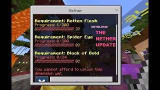 Skyblock: The Nether Update (Cubecraft Skyblock)