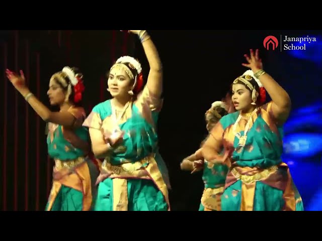 ❤️‍🔥💃🏻 Classical Dance Performance | 24th Annual day| Janapriya Schools Miyapur