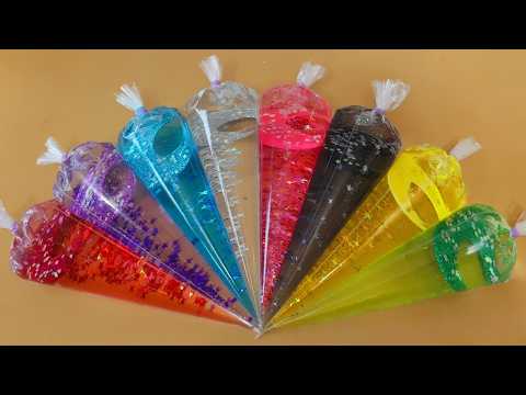Making Slime with Piping Bags! Most Satisfying Slime Video★ASMR★#ASMR #PipingBags