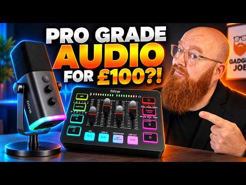 Pro Audio for ONLY £100? Fifine AM8 + SC3 Mixer Review!