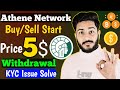 Athene Network | How to sign up, login Athene Network | Athene Network KYC problem | Ath mining App