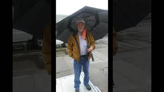 Ernie Branscomb at Garberville Protest Against Death of George Floyd