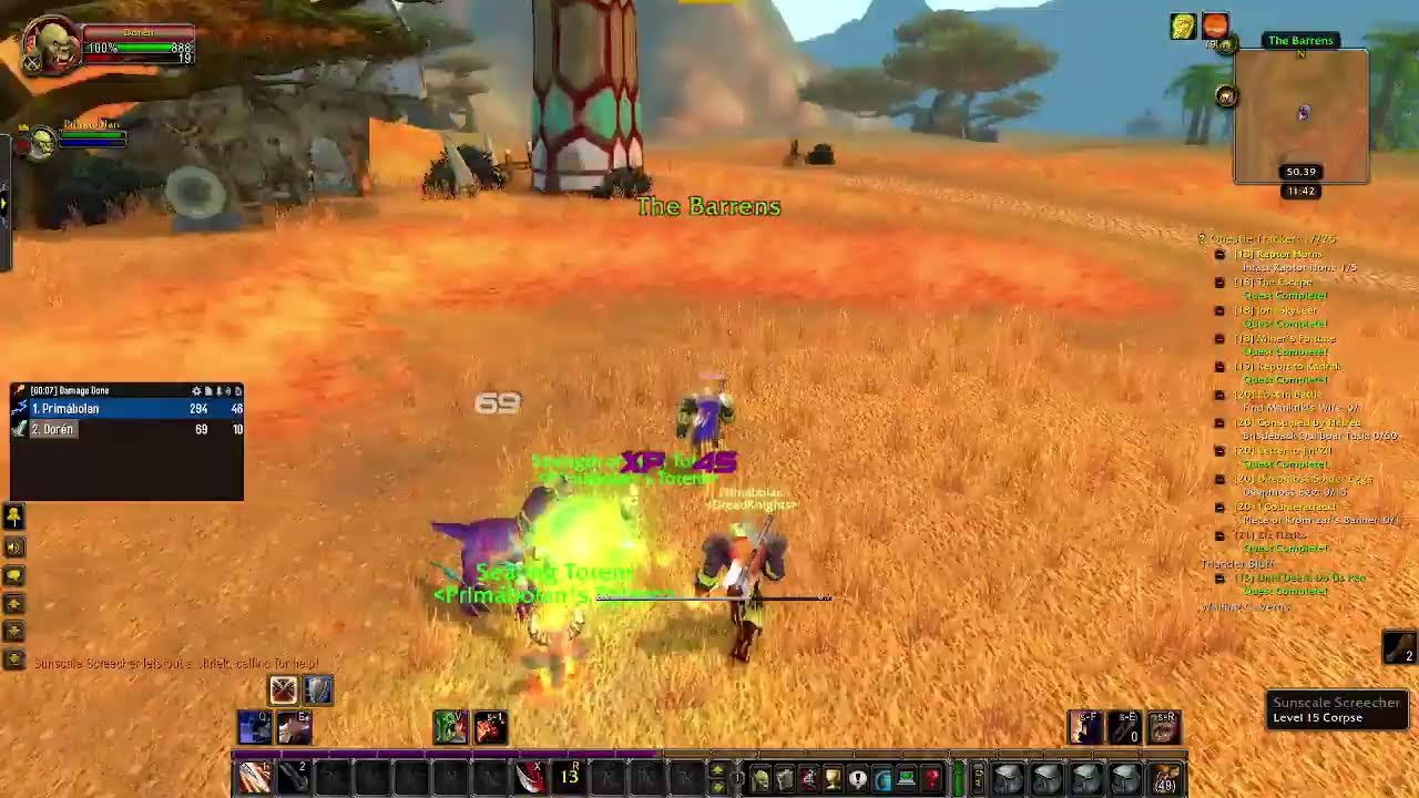 Expíme Warriora v TBC.  SOM V HRE ZAČIATOČNIK