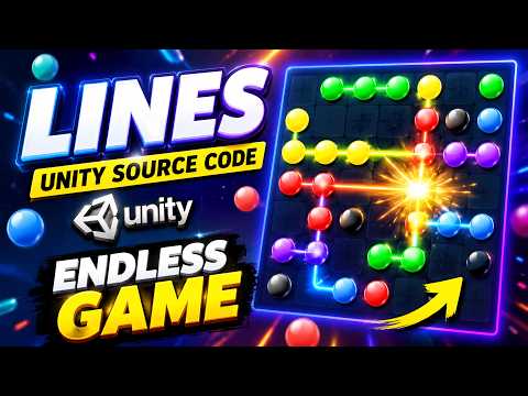 Lines - Complete Unity Game | Unity 2D Puzzle Game Template | Unity Color Match Puzzle Game