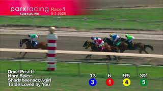 Race #1 09/03/25