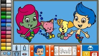 Nick Jr Coloring Book  Dora And Bubble Guppies