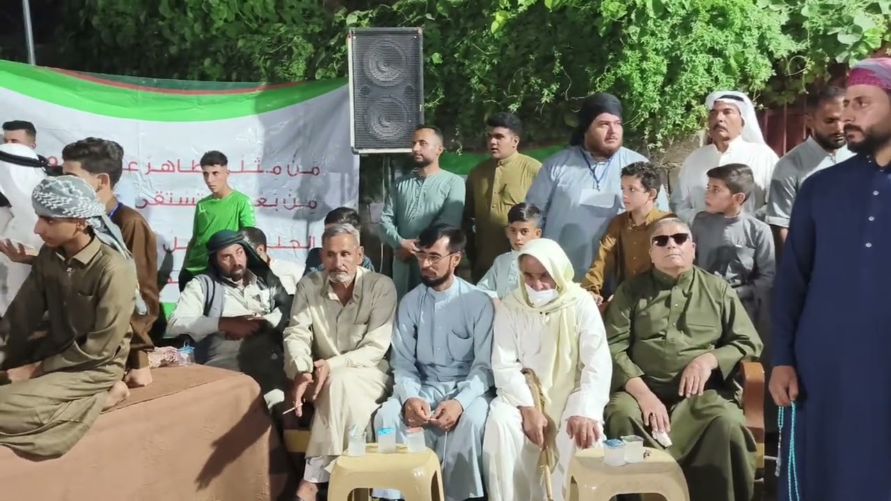 مولد النبوي الشريف تكيه الشيخ صفر الرفاعيه في الفلوجه بصوت المداح عبدالقادر العيساوي