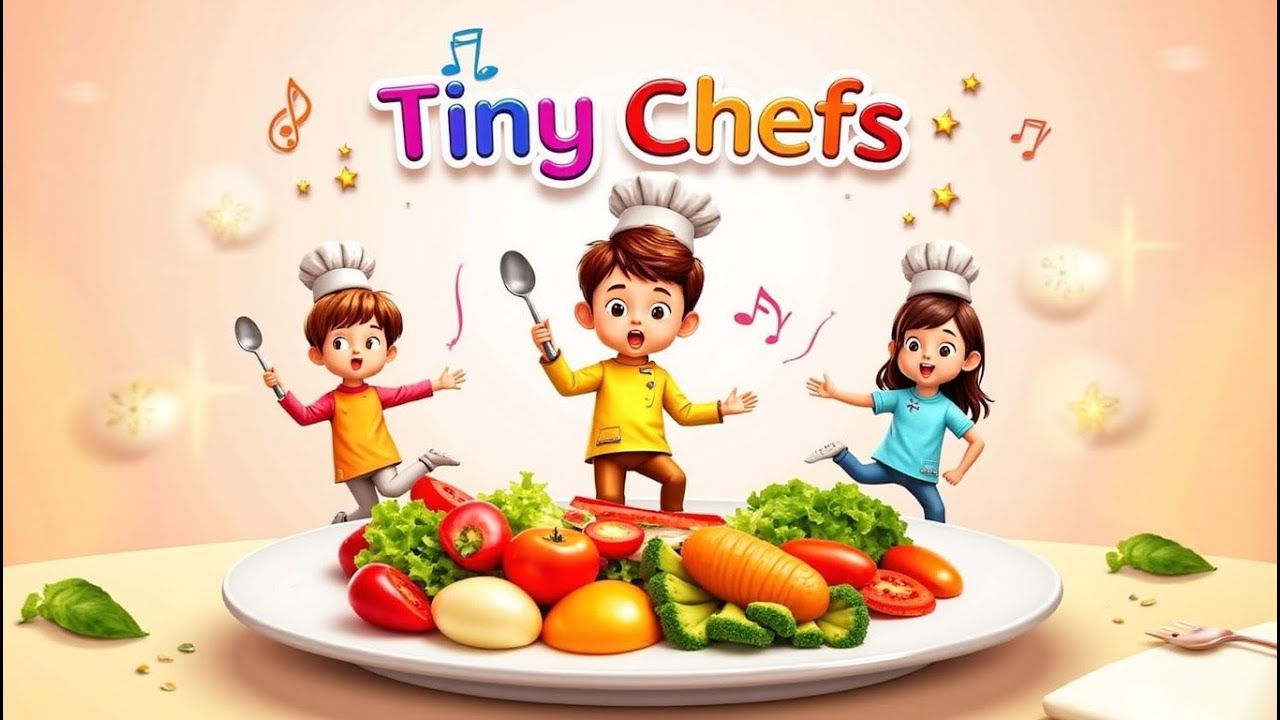 Tiny Chefs — Мелодия для еды 🍽️🎶 | Спокойное пение для привередливых едоков 🥄✨ — Tiny Tubes TV