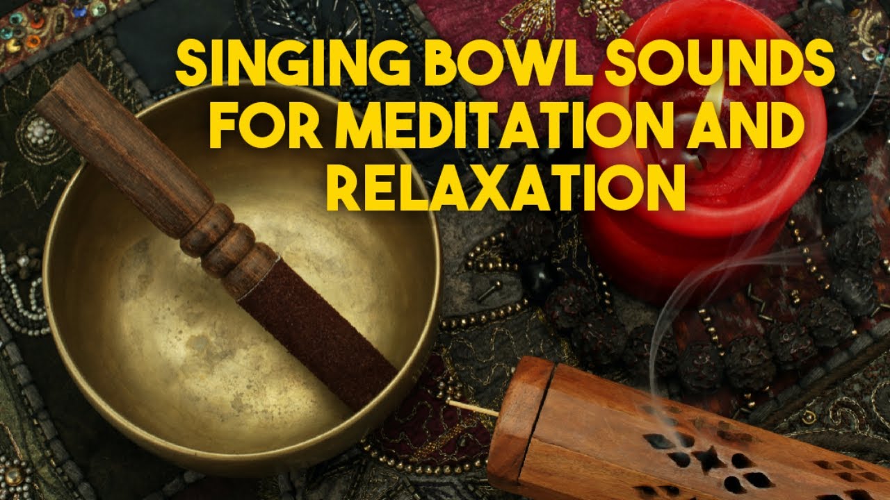 SINGING BOWL SOUNDS WITH RAINY MUSIC FOR MEDITATION AND RELAXATION