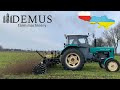 URSUS Old tractor and DEMUS rotary hoe RH400 in Polska