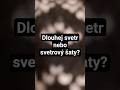 Dlouhej svetr nebo svetrový šaty?