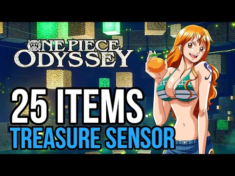 One Piece Odyssey - 25 Nami Items - Treasure Sensor Trophy Guide💎