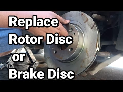 How to Replace Rotor Disc or Brake Disc - YouTube