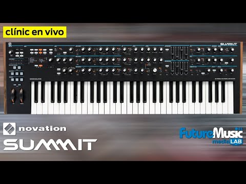 Novation SUMMIT -clínic diseño sonoro y presentación oficial