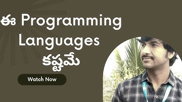 5 Programming Languages Hard to Learn and to get a Job ( Telugu ) | @LuckyTechzone