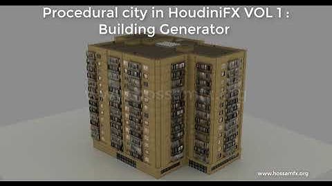 Procedural City VOL 1 Building Generator Trailer
