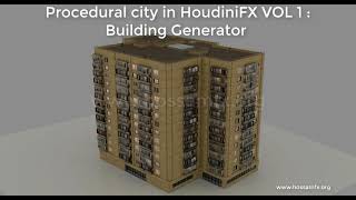 Procedural City VOL 1 Building Generator Trailer
