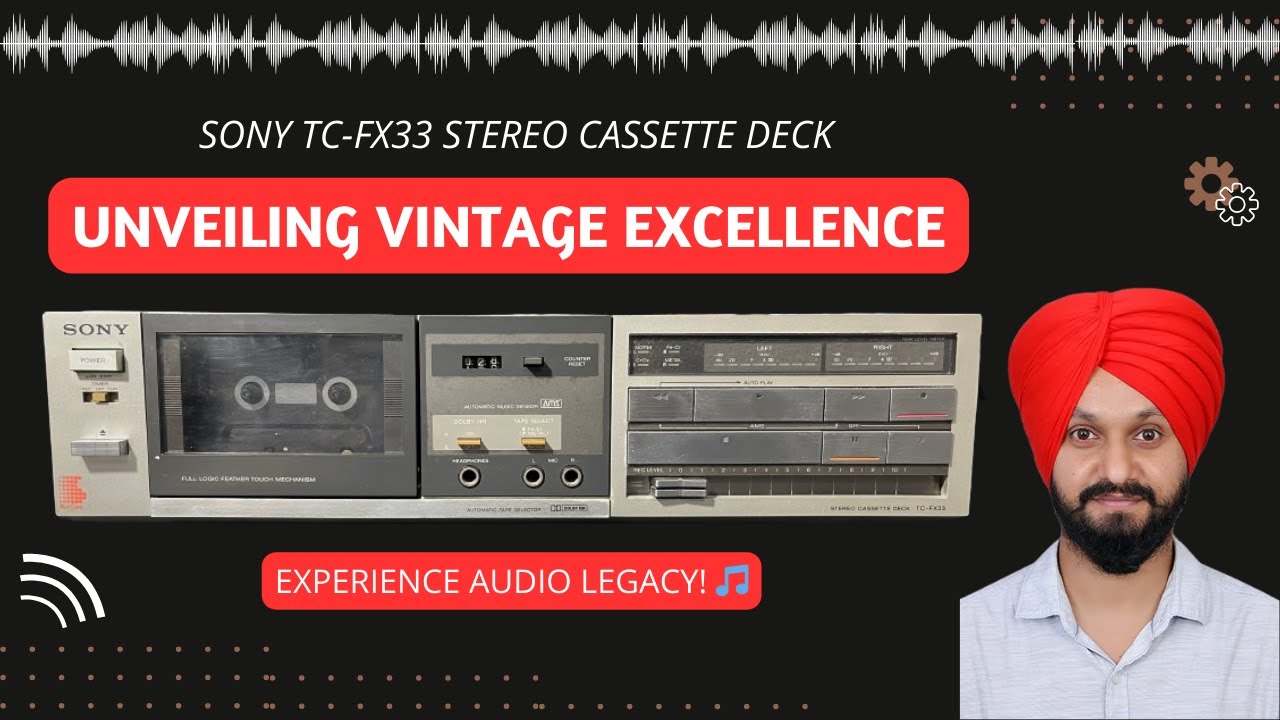 Unveiling Vintage Excellence: SONY TC-FX33 Stereo Cassette Deck - Experience Audio Legacy! 🎵
