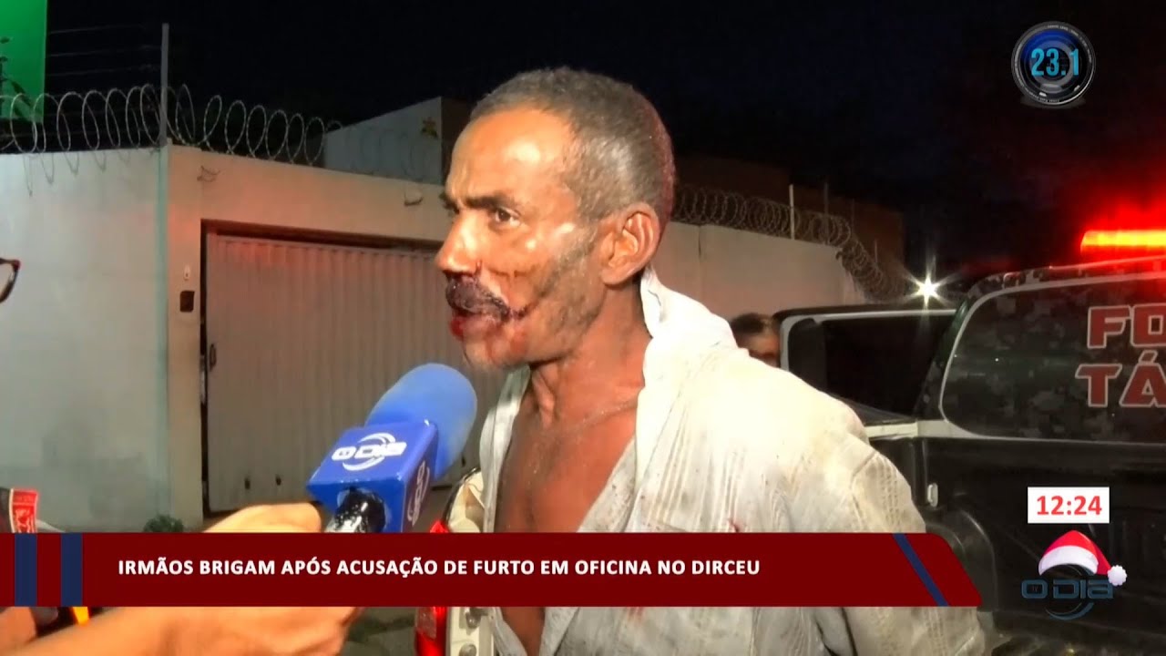 Irmãos brigam após acusação de furto em oficina no Dirceu 24 11 2023