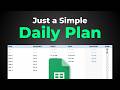 How to Plan Out Your Day in Google Sheets