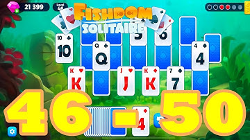 Fishdom Solitaire 46 - 50 HD Walkthrough | gameplay | android | IOS | 47 | 48 | 49 | GameGo Game