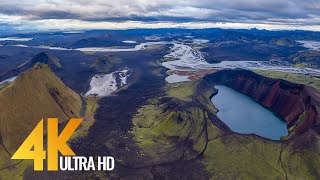 Bird's Eye View of ICELAND in 4K UHD - 8 HOUR Aerial Film with Relaxing Music screenshot 5