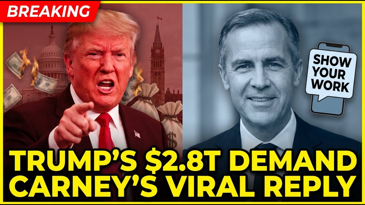 TODAY: Trump's $2.8 TRILLION Canada Demand Gets SHUT DOWN — Carney's 3 Word Reply