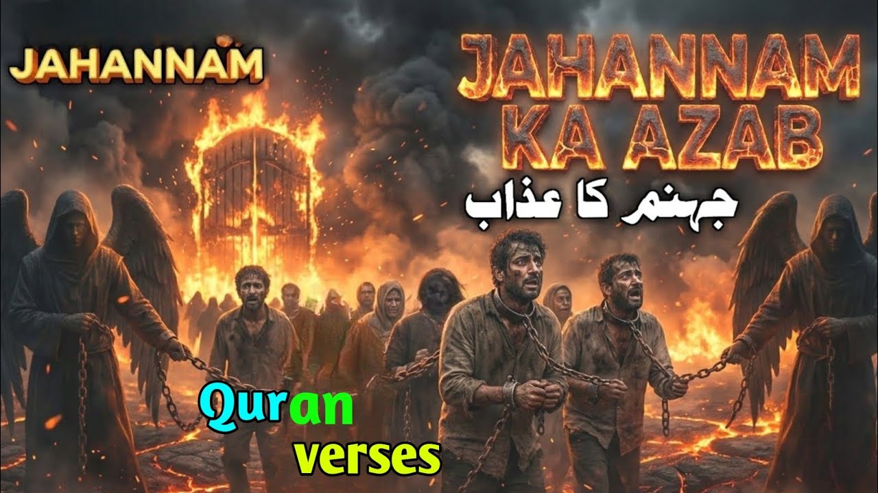 Jahanam in quran verses with urdu translation | jahanam ka azaab urdu tarjama | listen carefully