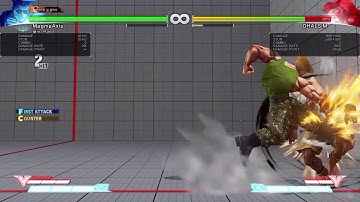 SFV Guile Just Flash Kick Training #2