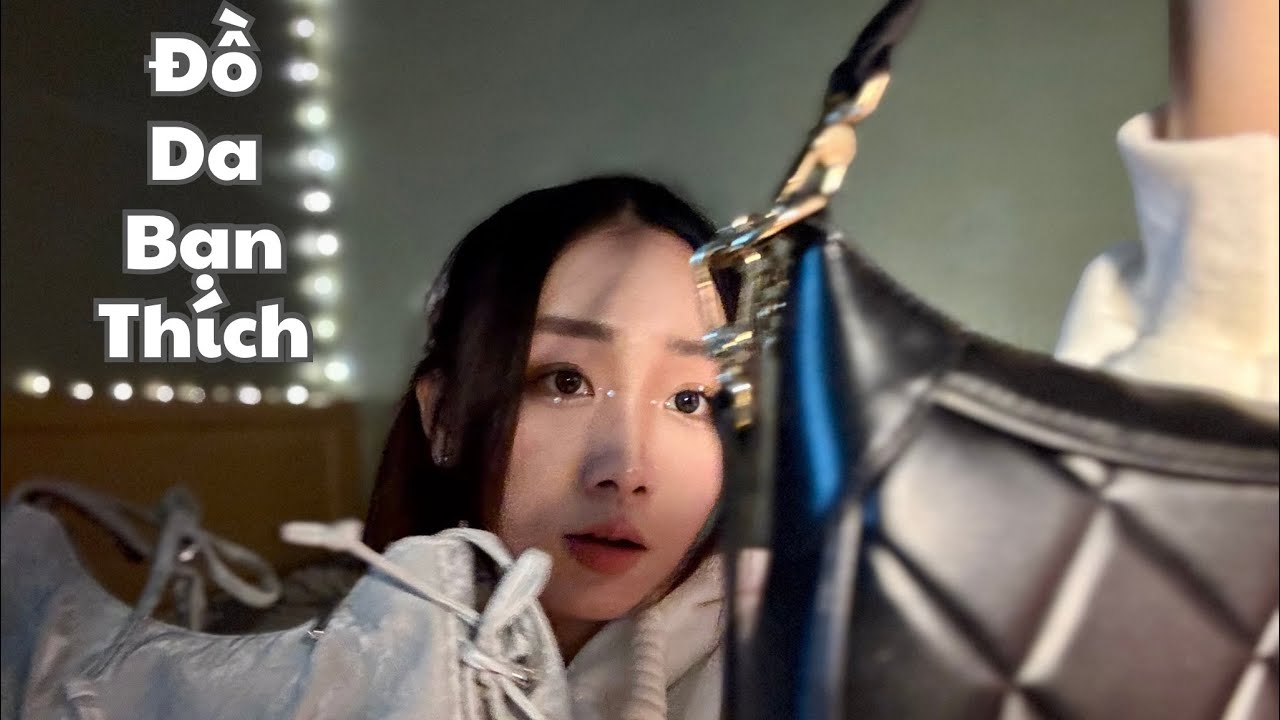 ASMR Leather Outfit Styling For You 🖤 Tapping Đồ Da Siêu Đã Tai & Nhập Vai Dịu Dàng