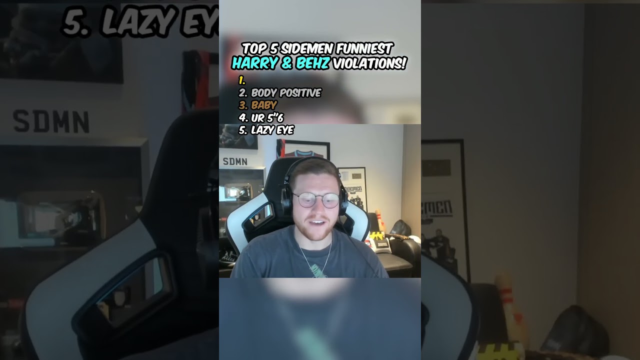 Top 5 Sidemen Funniest Harry & Behz Violations! 😂😂
