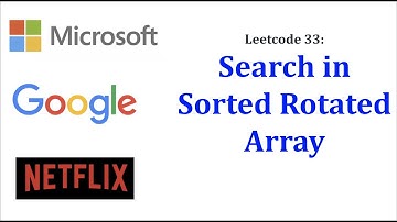 [Leetcode - Medium] Search in Sorted Rotated Array
