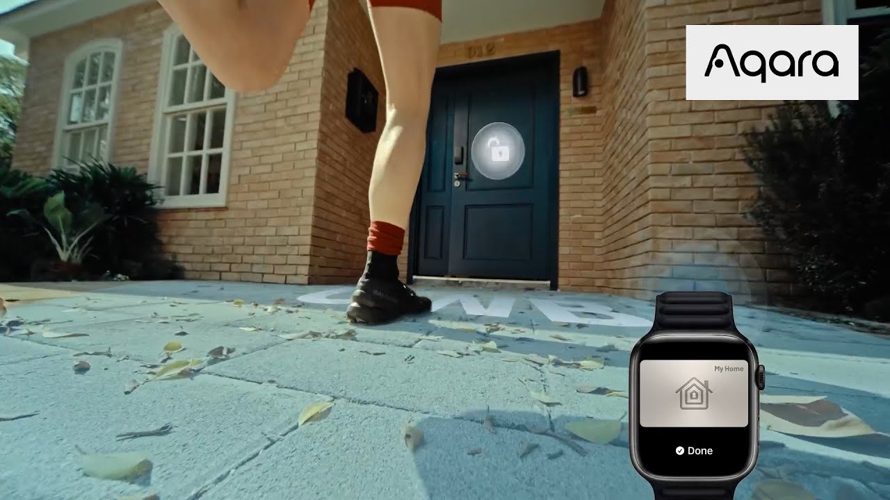 Aqara UWB Smart Lock U400, Matter Over Thread, Apple Home Key, Fingerprint Keyless Entry Deadbolt,