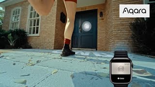 Aqara UWB Smart Lock U400, Matter Over Thread, Apple Home Key, Fingerprint Keyless Entry Deadbolt,