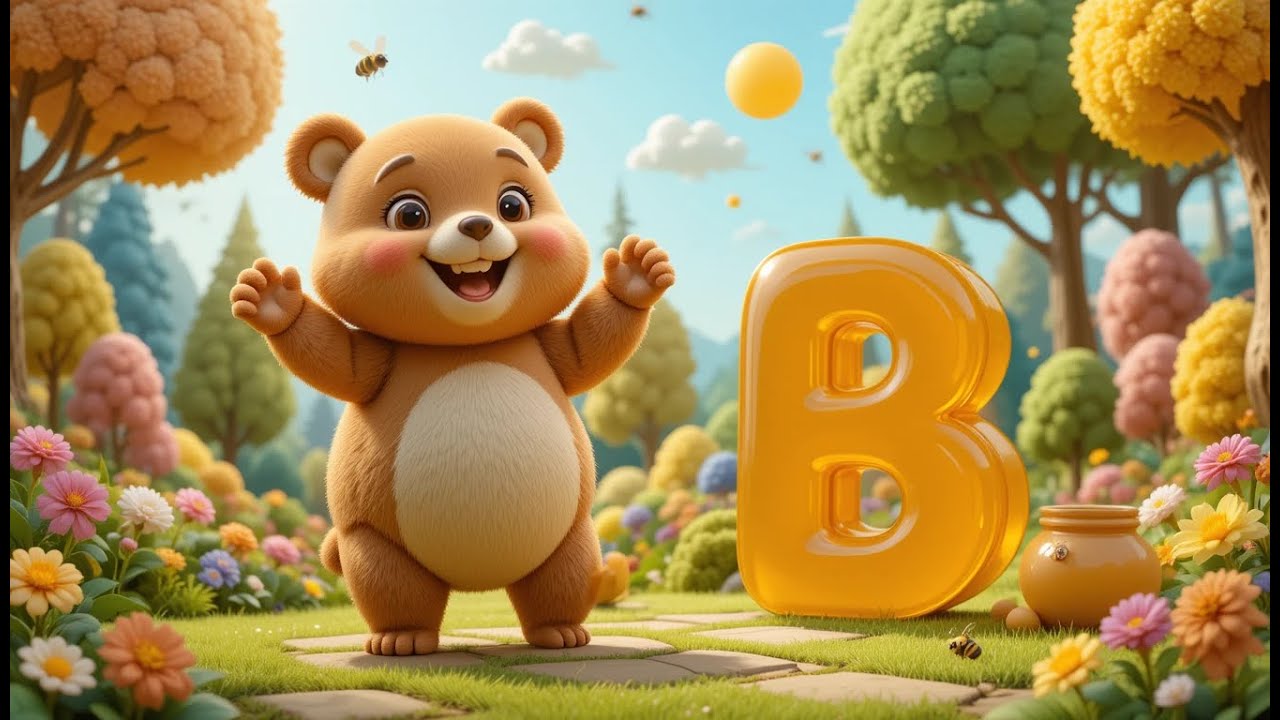 B is for Bat | ABC Animal Song for Kids | Learn the Alphabet with Animals