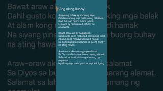 “ANG AKING BUHAY” Ni Harold Llena
