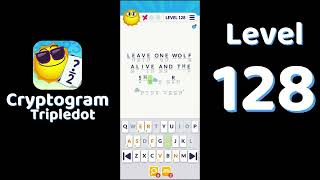 Cryptogram Tripledot Level 128 Answer | SolutionGuruji