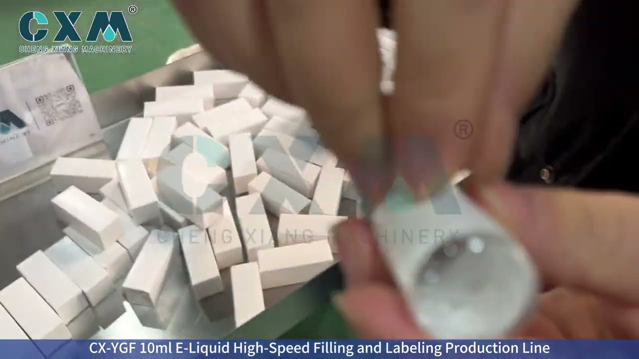 Watch 10ml E-Liquid Bottles Filled and Labeled at High Speed